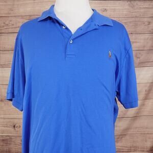 Polo Ralph Lauren Shirt Mens 2XL Classic Soft Touch Polo Short Sleeve 2XB -12